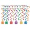 Beistle Pack of 12 Multi Assorted Colors “60” Birthday Whirls - 32”